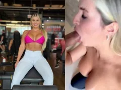 Loira peituda ex enfermeira em Joinville mamando cliente rico em motel de luxo