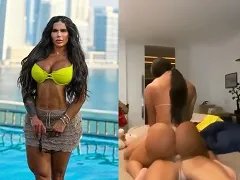 Sueli Oliveira cavalgando com força na vara