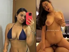 Lorrana Joyce transando quicando forte na binga grossa