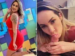 Brunna Onlyfans loira peituda deliciosa fazendo um sexo oral perfeito