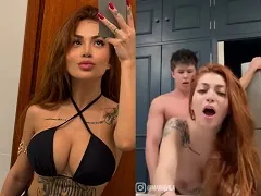 Ruivinha top 1 do job em SP fode com novinho na cozinha