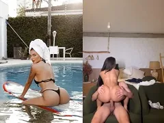 Ex namoradinha do Neymar sentando na pica do novinho após ir na casa dele assistir filme