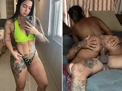 Paulla Nianna rabuda deliciosa dando uma sentada forte na piroca