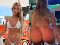 Loira peituda patricinha de 21 años dando gustoso para negão funcionario del novio rico