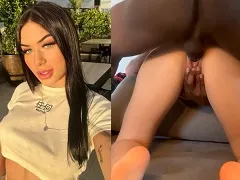 Clara Dal'Col faz sexo intenso com negro da rola GG