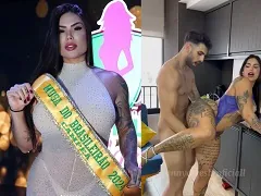 Musa do Brasileirão caiu na net fodendo por toda a casa