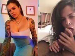 Keisha Grey ninfeta deliciosa atendeu o celular enquanto mamava