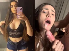 Mariana Silva mamando fazendo garganta profunda e brincando com amiga