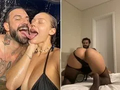 Ex BBB Wagner Santiago fodendo sua namorada Karolzinha