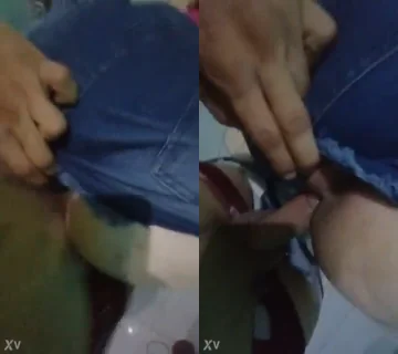 Nem tirei o shortinho pra transar de tanto tesão