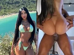 DJ famosinha carioca de 22 aninhos levando sessão de pica do segurança depois do show