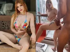 Mayara Oliveira ruivinha rabuda paulista de 36 anos fode com negão enquanto marido tá no trabalho