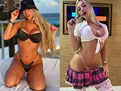 Isabela Silva nua usando roupinha de colegial rebolando gostoso