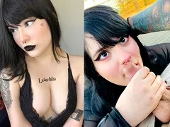 Lua Uchiha chupando pau do namorado ao ar livre em vídeo amador