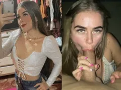 Mariana Graziela mamando com muito talento o amigo em vídeo caseiro