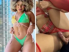 Kevelin Gomes mamou e deu a bucetinha gostosa de ladinho