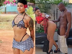 Tiktoker rabuda de 19 aninhos faz live de sexo dando pra negão roludo